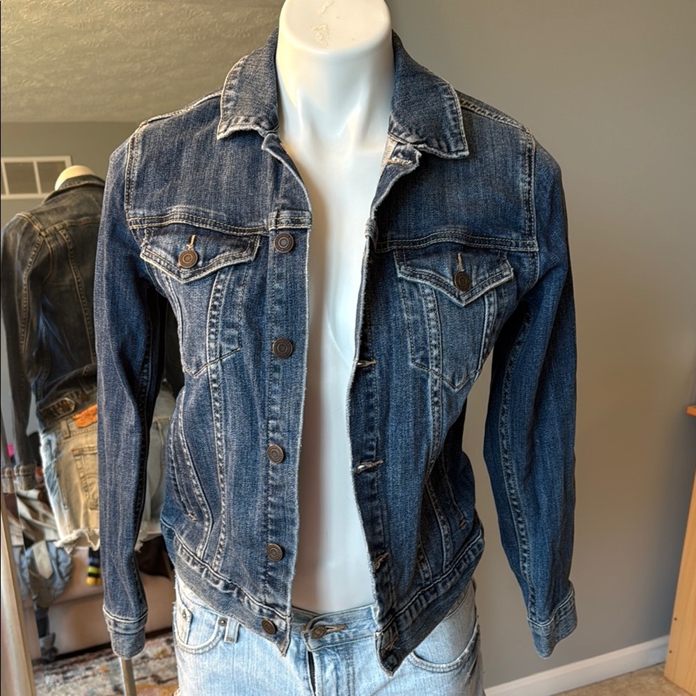 Women’s LUCKY BRAND Denim Jacket Tomboy Trucker Size Small